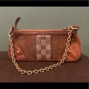 GUCCI suede leather small purse Vintage